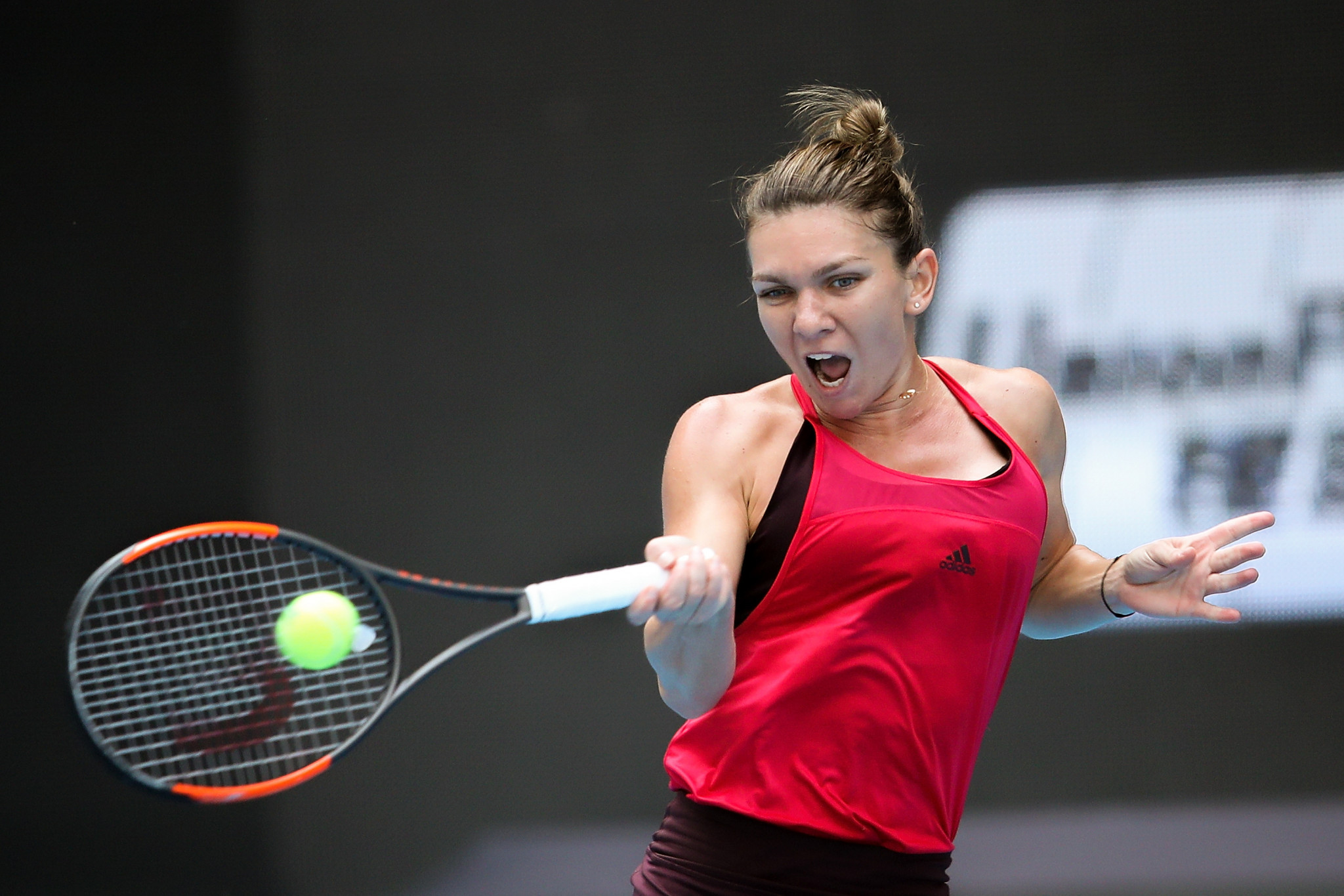 Romania's Simona Halep is through to the women's semi-finals ©Getty Images