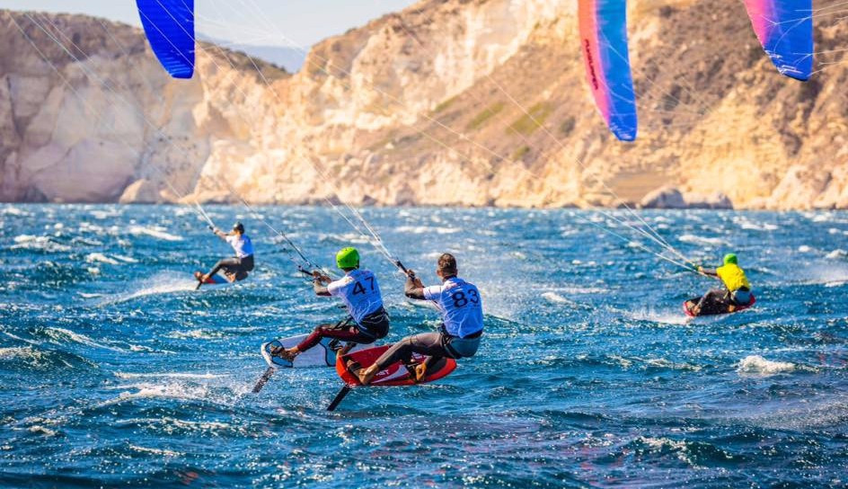 Parlier takes triple win on windy day at KiteFoil GoldCup