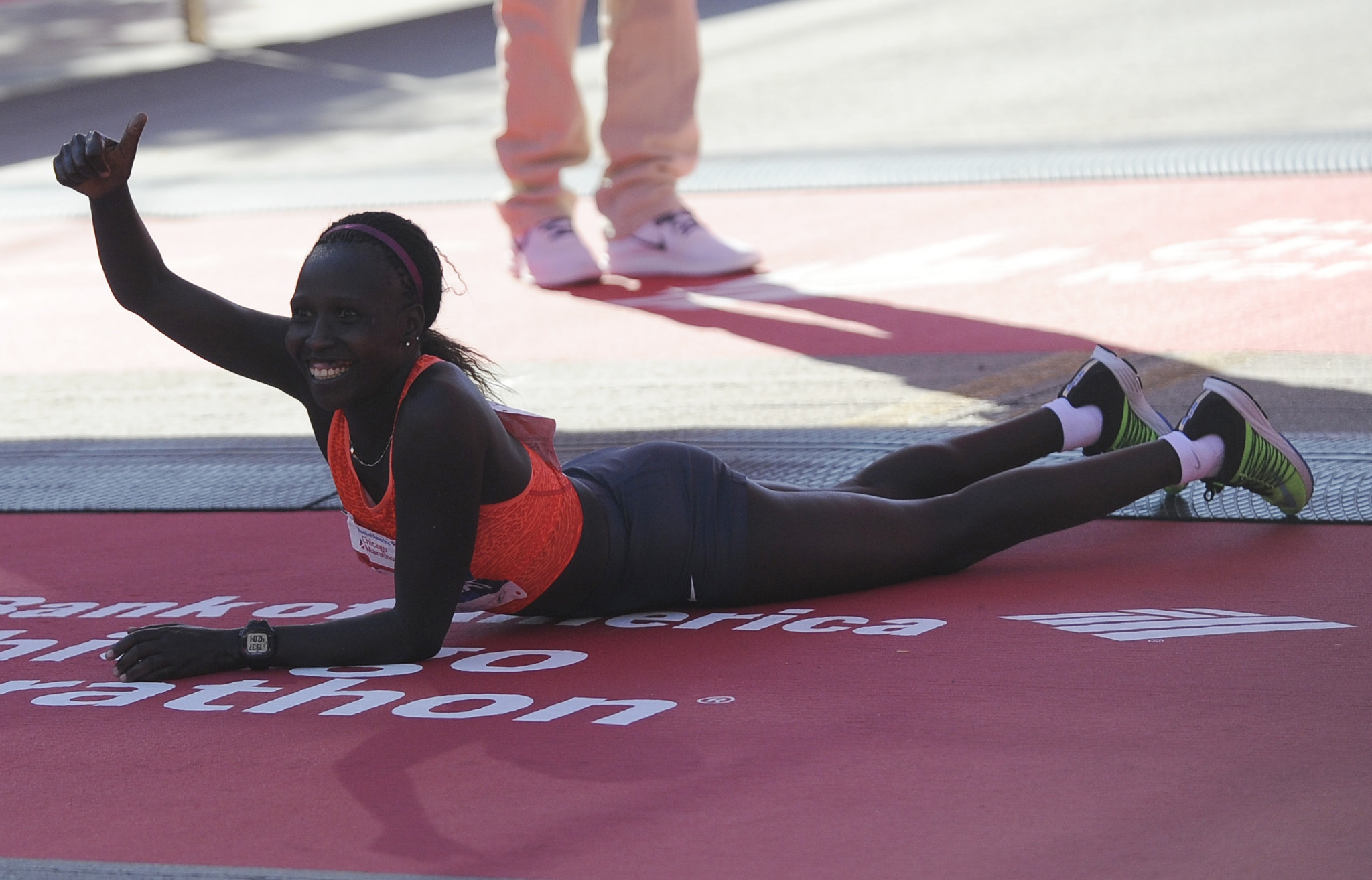 Florence Kiplagat will return as defending women's champion ©Getty Images