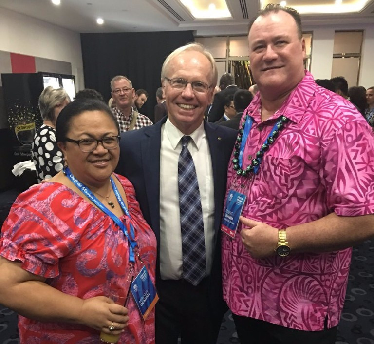 Gold Coast 2018 chairman Peter Beattie welcomed officials from CGAs to the city ©Twitter/Peter Beattie