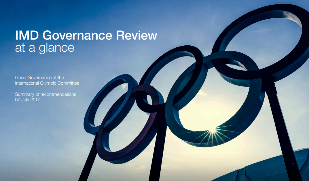 A process is currently ongoing to consider the reforms recommended in July by the good governance review ©IOC
