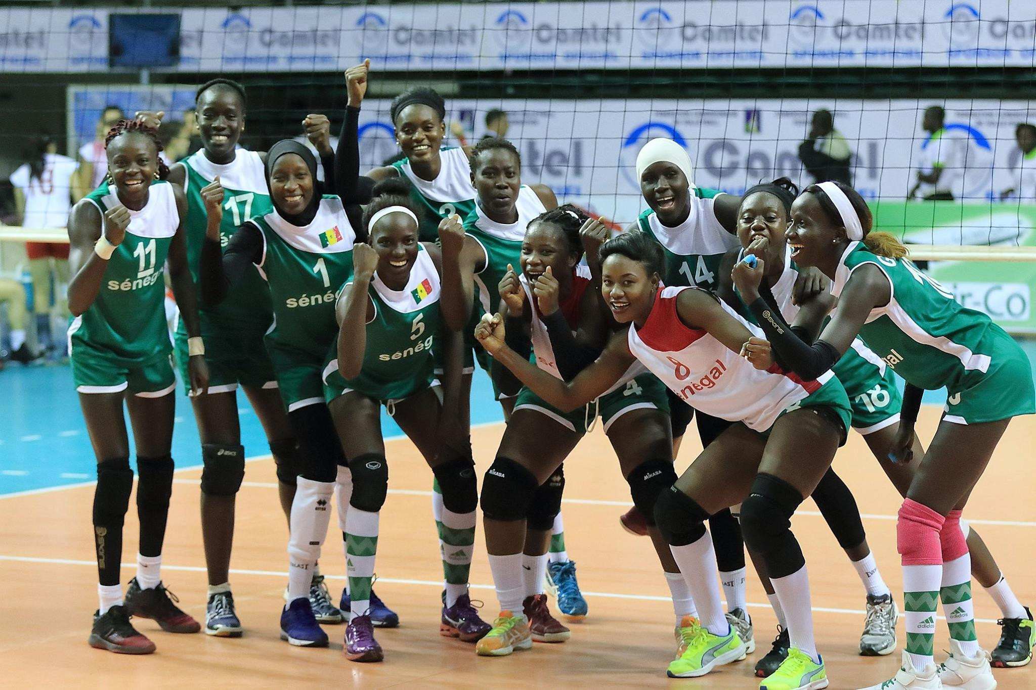 Senegal defeated Tunisia elsewhere today at the continental event ©CAVB