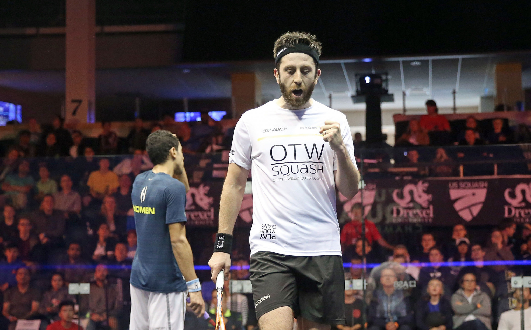Daryl Selby earned a dramatic five set win over Tarek Momen ©PSA