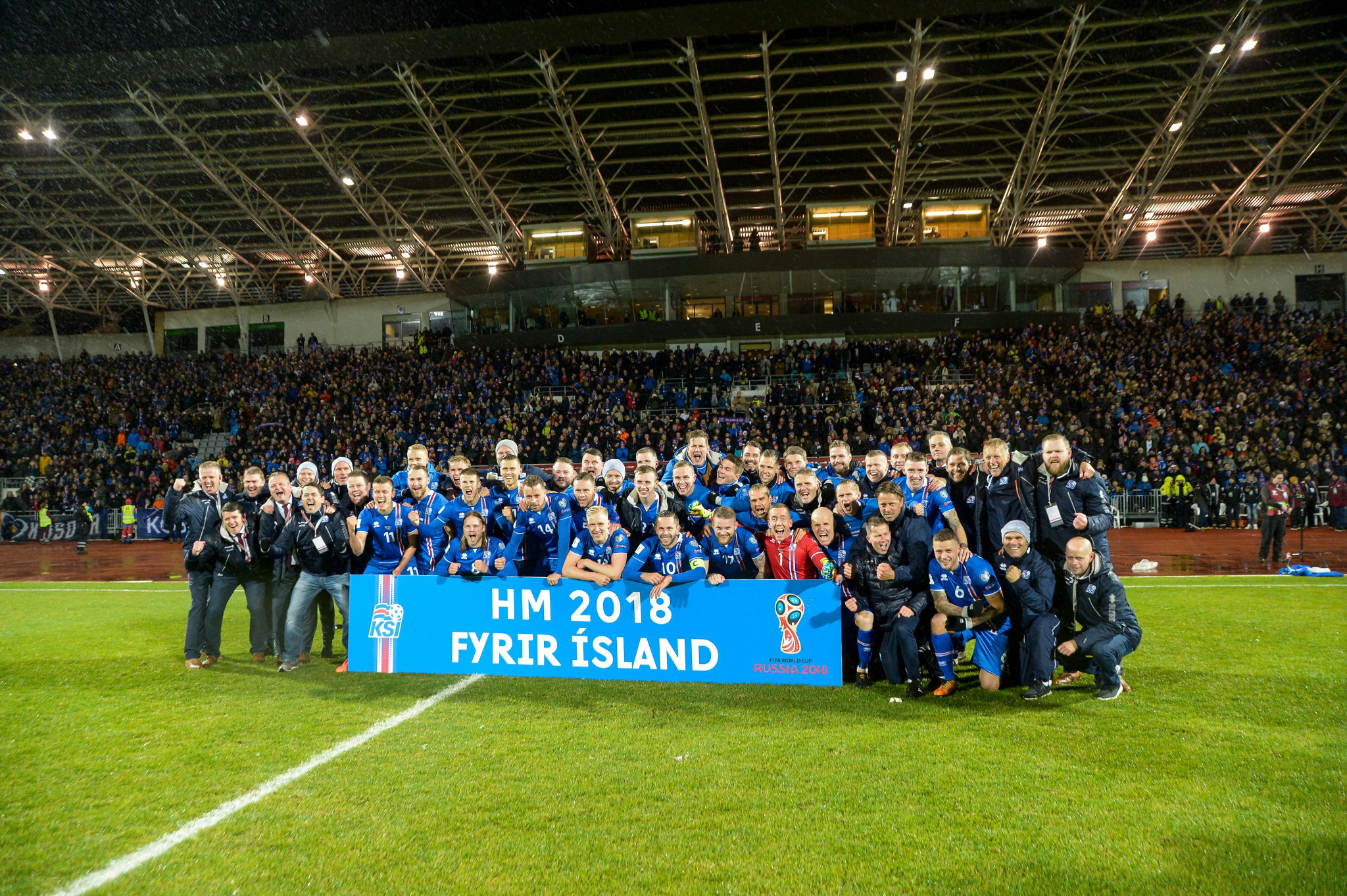 Iceland becomes smallest nation to qualify for FIFA World Cup
