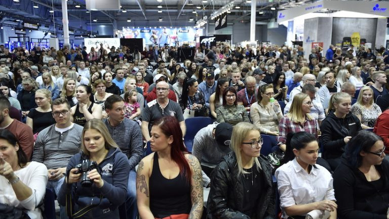 Crowds attending the competition in Lahti ©IFBB