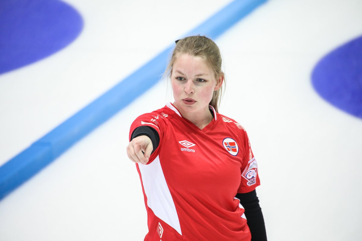 Norway were among other winners today at the World Mixed Curling Championships ©WCF