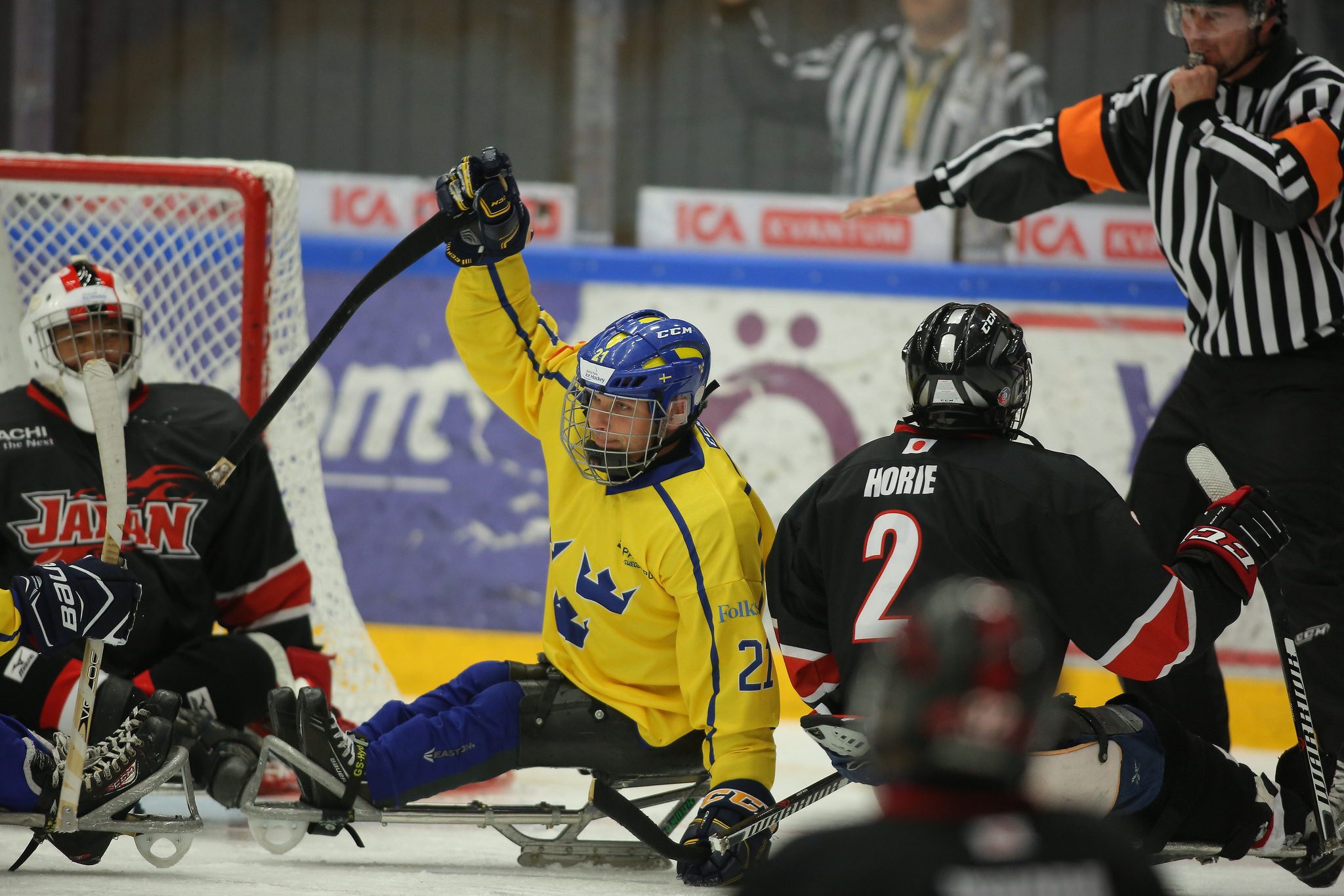Japan stun hosts Sweden at World Para Ice Hockey Qualification Tournament
