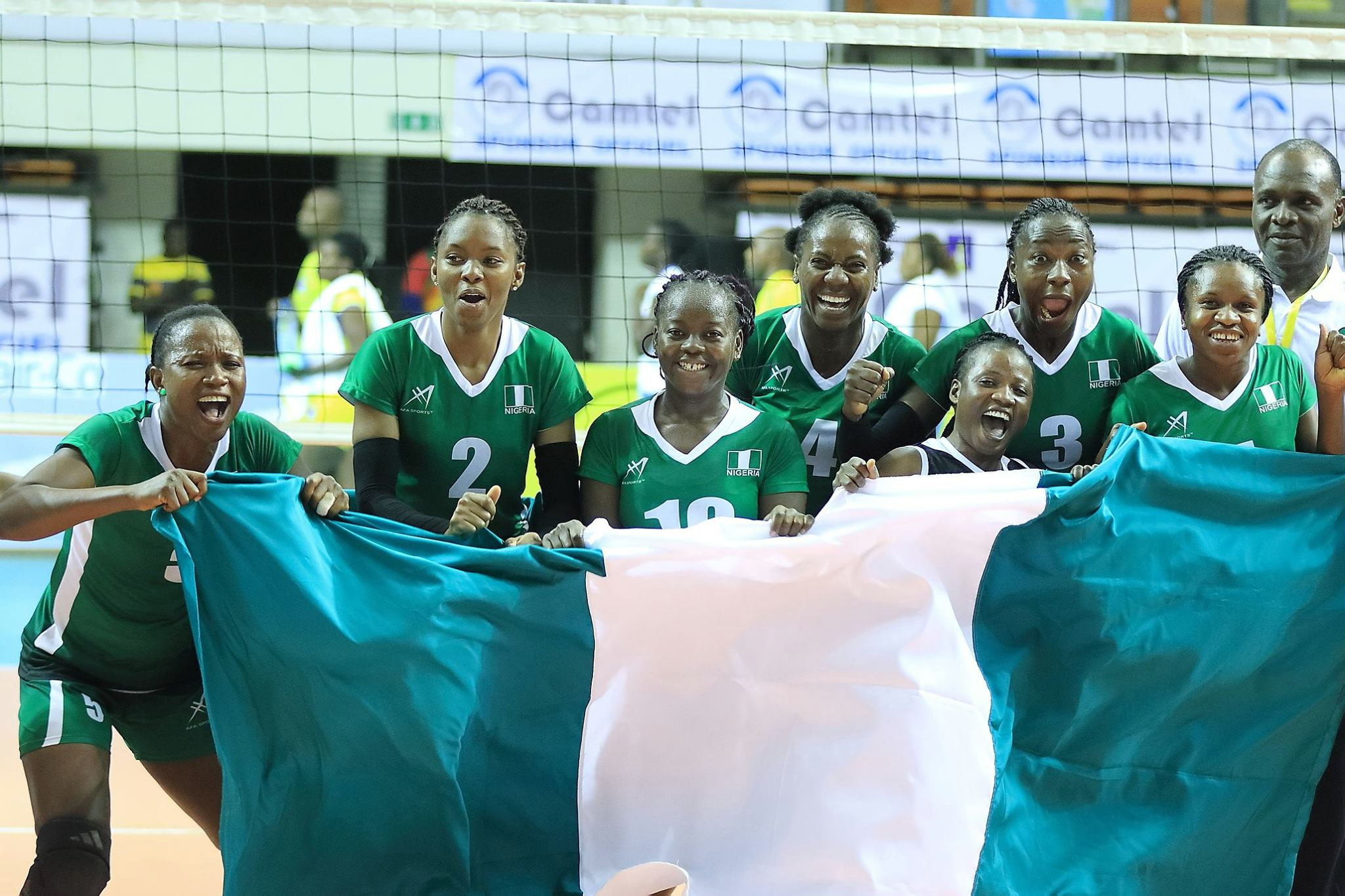 Nigeria enjoyed a comfortable victory over Democratic Republic of Congo ©CAVB