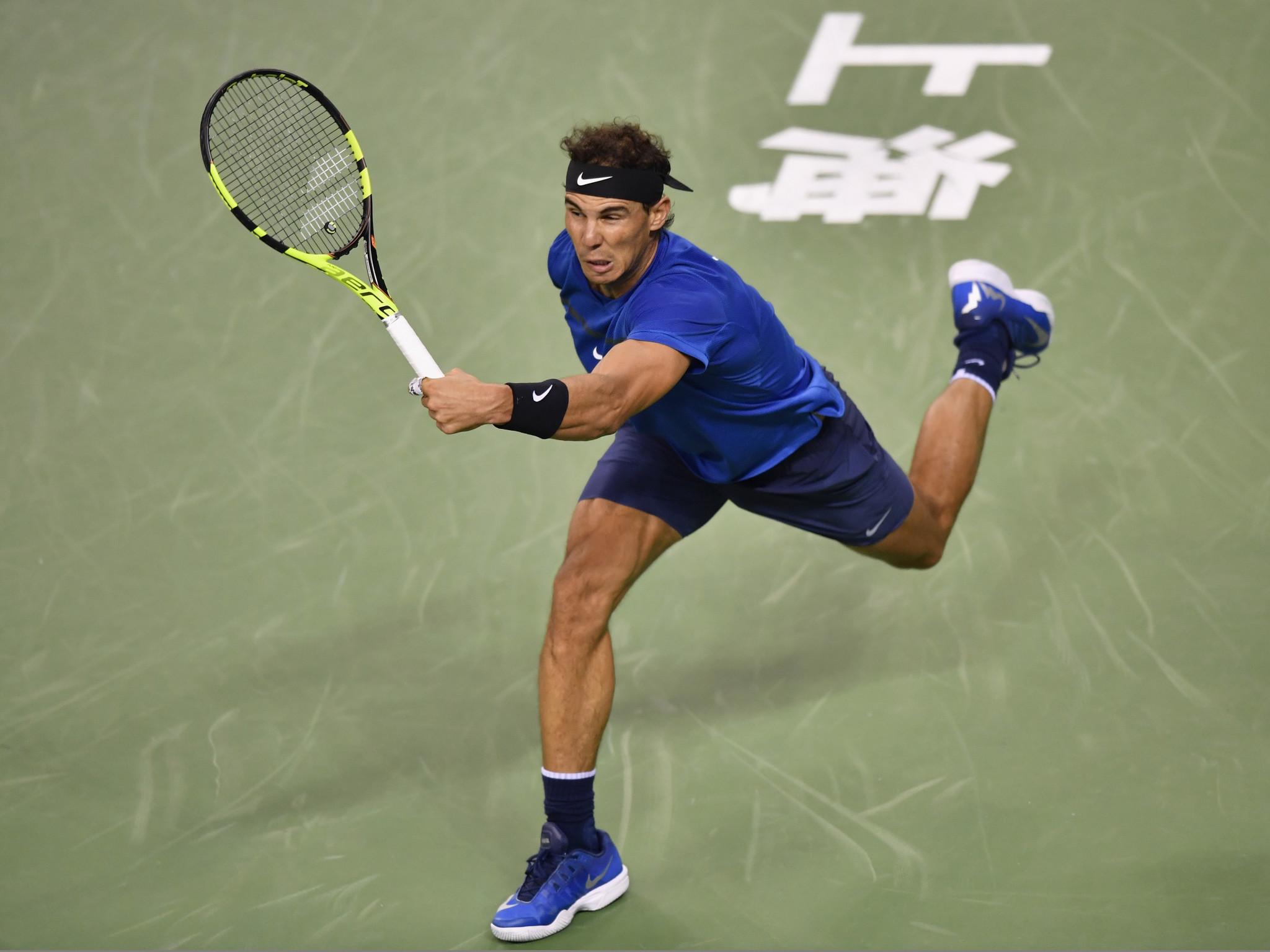 World number one Rafael Nadal and Swiss star Roger Federer both progressed to the third round of the Shanghai Masters ©Getty Images