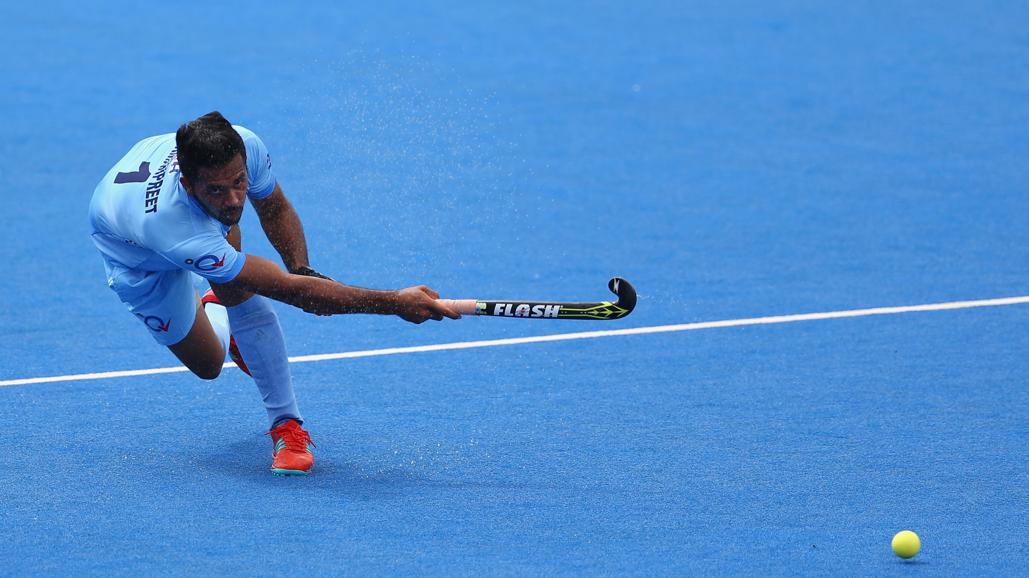 Harmanpreet Singh scored twice as India began the tournament with a victory over Japan ©Getty Images
