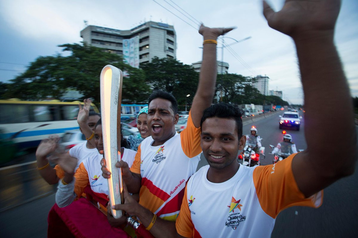 Bangladesh has hosted the Baton for the past four days ©Gold Coast 2018