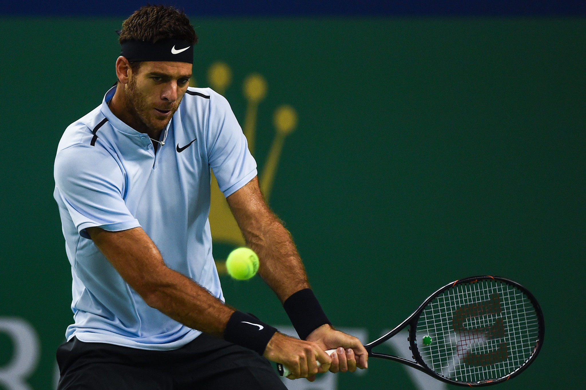 Juan Martin del Potro came from behind to make the quarter-finals ©Getty Images