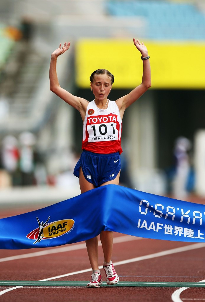 Russia's Olga Kaniskina was the winner of the 20 kilometres walk at the 2007 IAAF World Championsips in Osaka but is among those athletes whose results are now under investigation 
