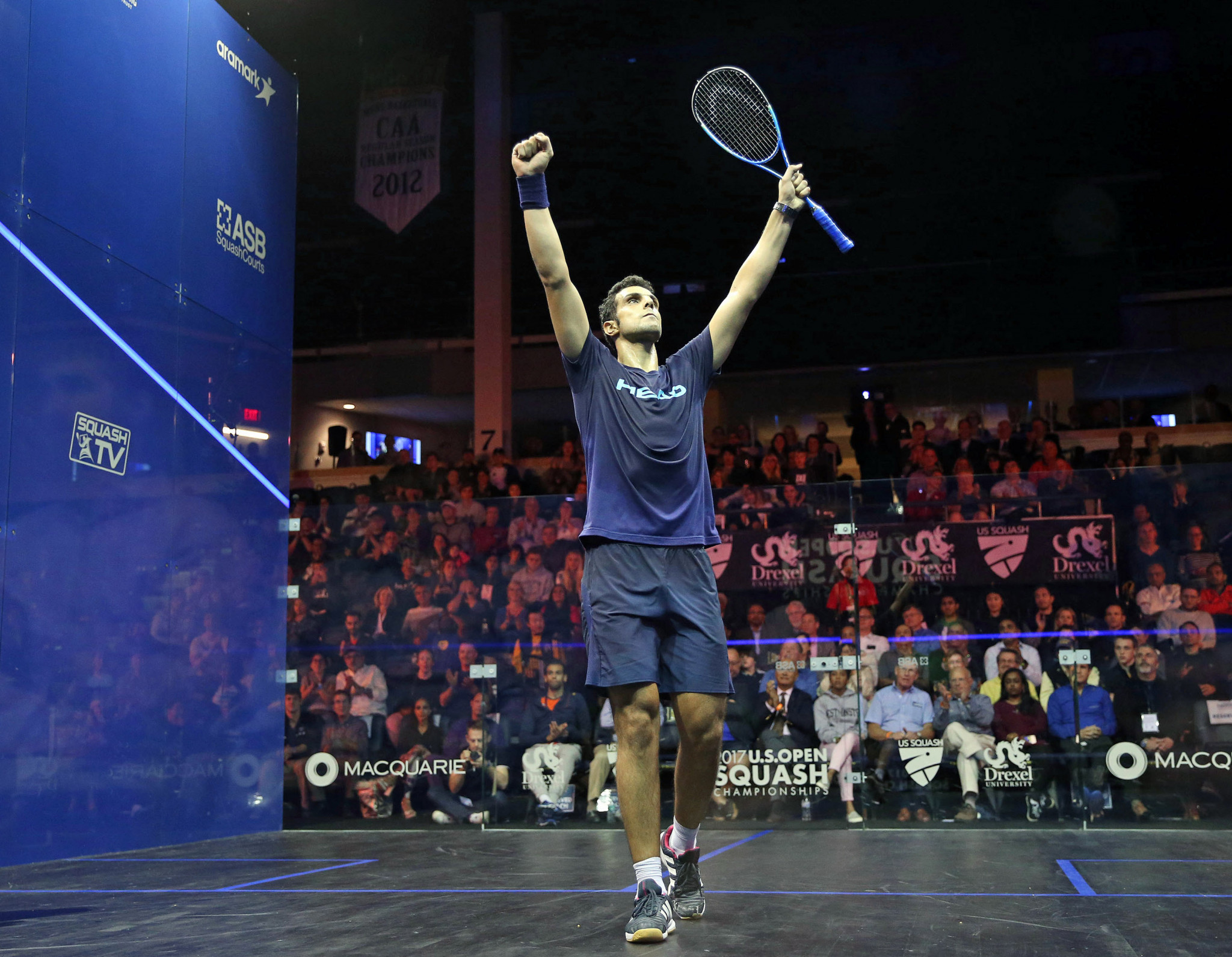 Omar Mosaad is into the semi-finals of the men's event ©PSA