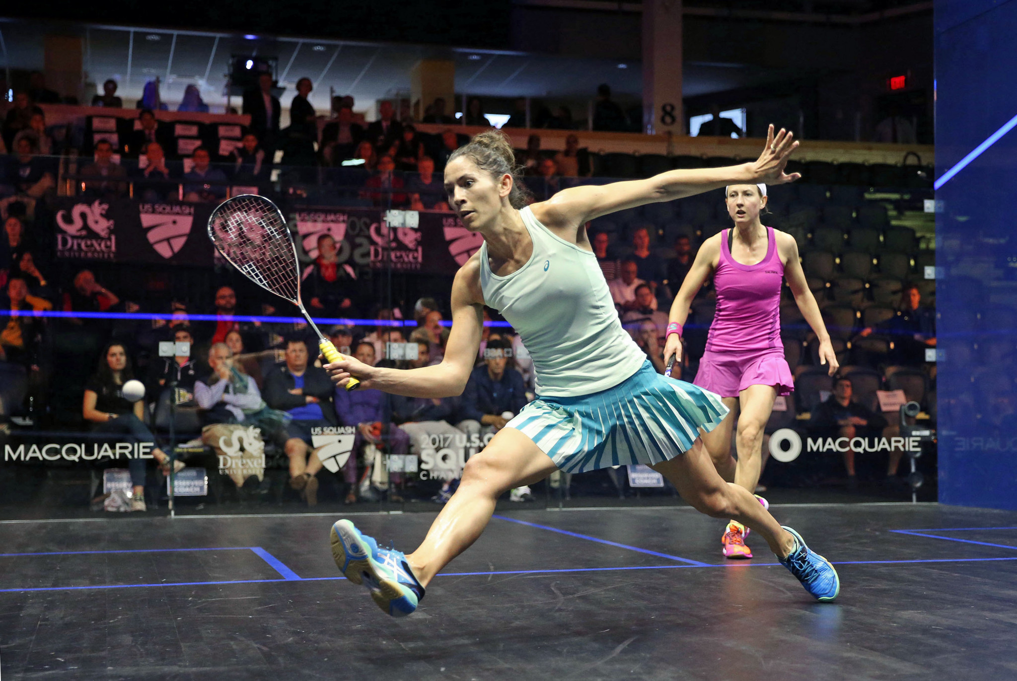 Joelle King will compete in the semi-finals of a PSA World Series tournament for the first time in over three years ©PSA