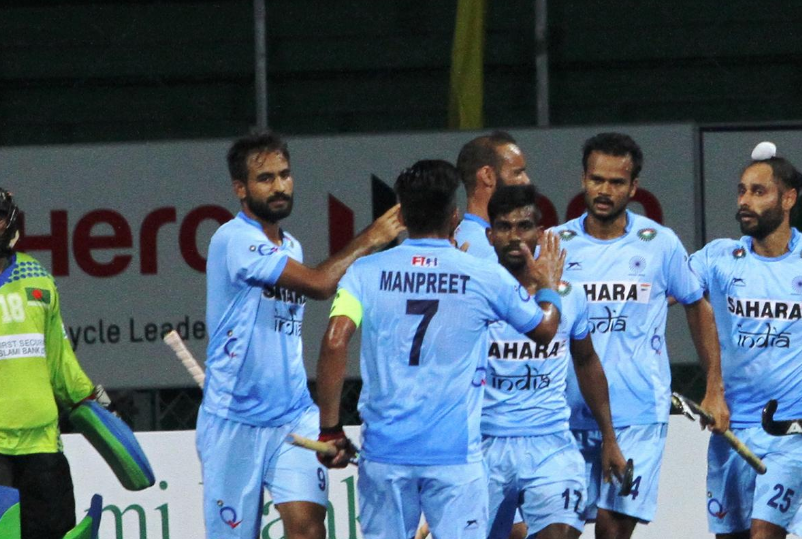 India thrash hosts Bangladesh at Asia Hockey Cup