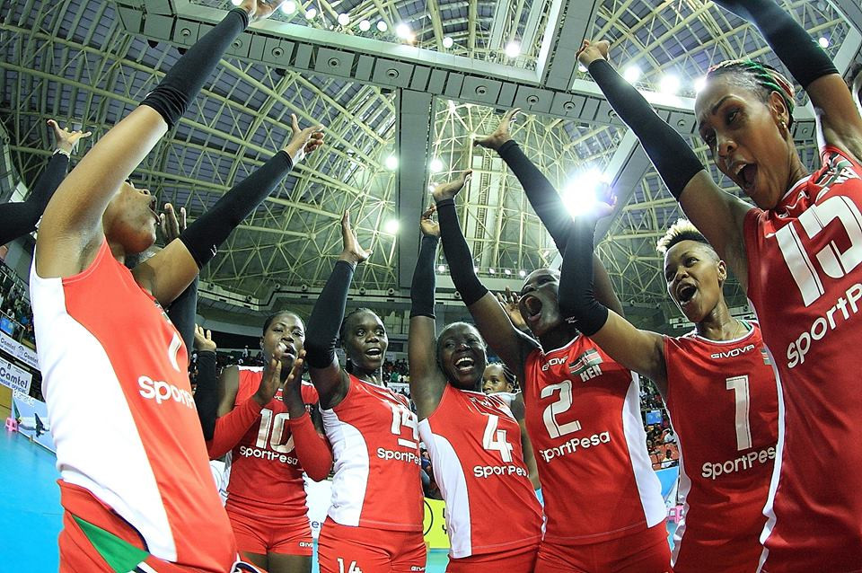 Kenya remain in the running for a fourth title in a row ©CAVB