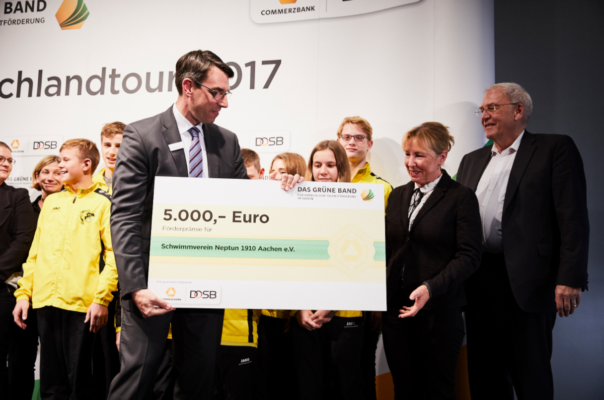 Each club received €5,000 as a prize ©DOSB