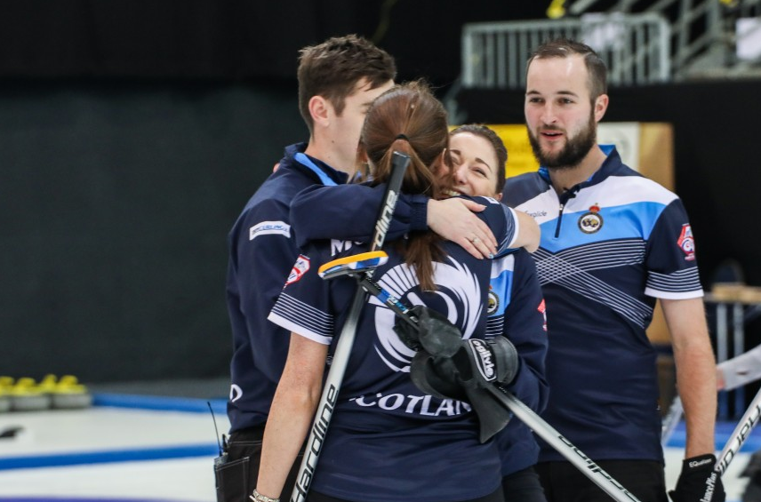 Scotland claimed an extra end win over Canada in the final ©WCF