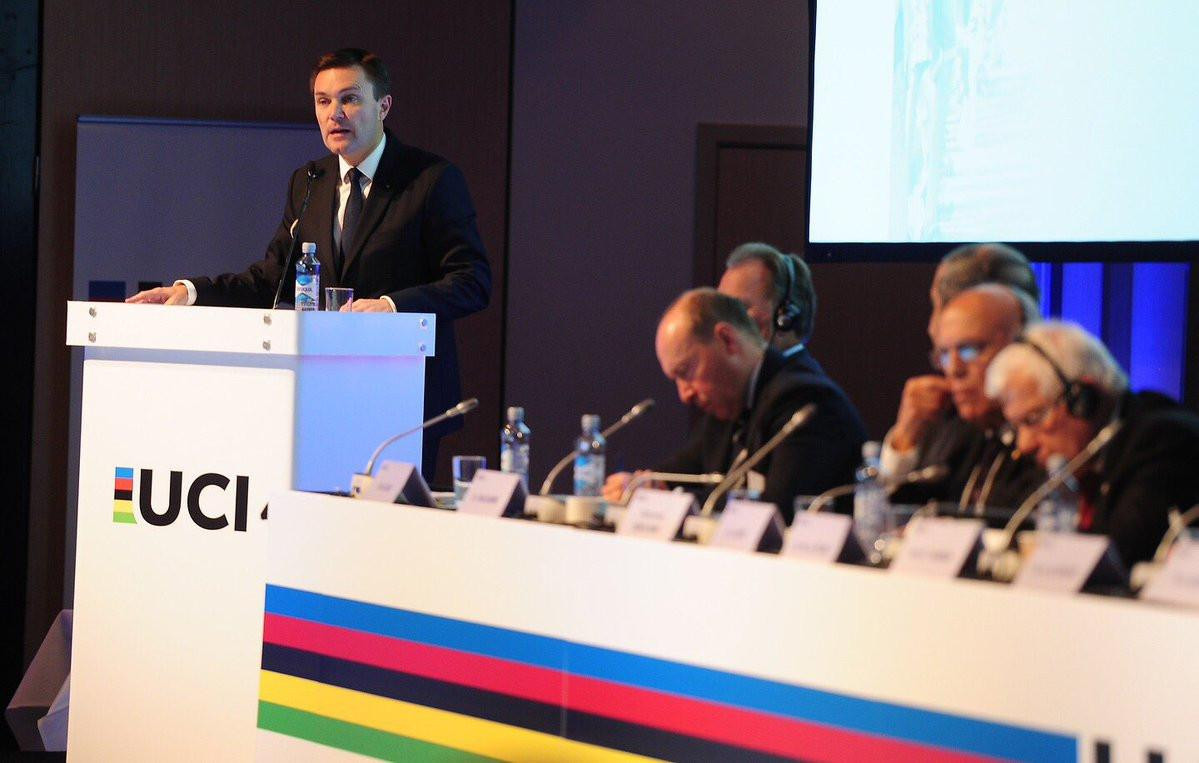 David Lappartient had made banning corticosteroids - even with a therapeutic use exemption - a key pledge during his successful campaign to become UCI President last month ©UCI