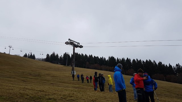 FIS officials inspect site for FIS Snowboard Cross World Cup in Feldberg