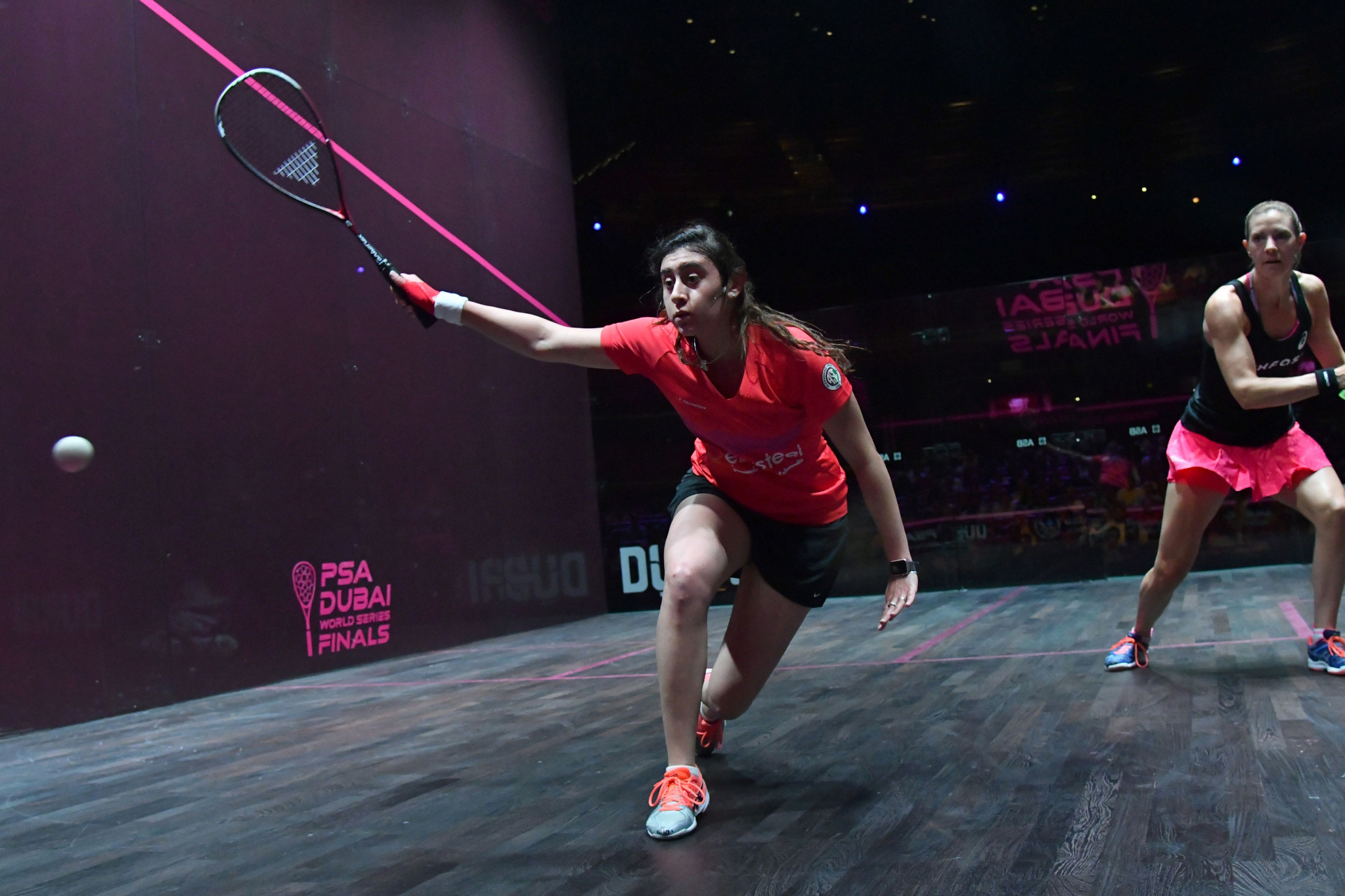 Nour El Sherbini of Egypt is the women's world number one in squash ©Getty Images