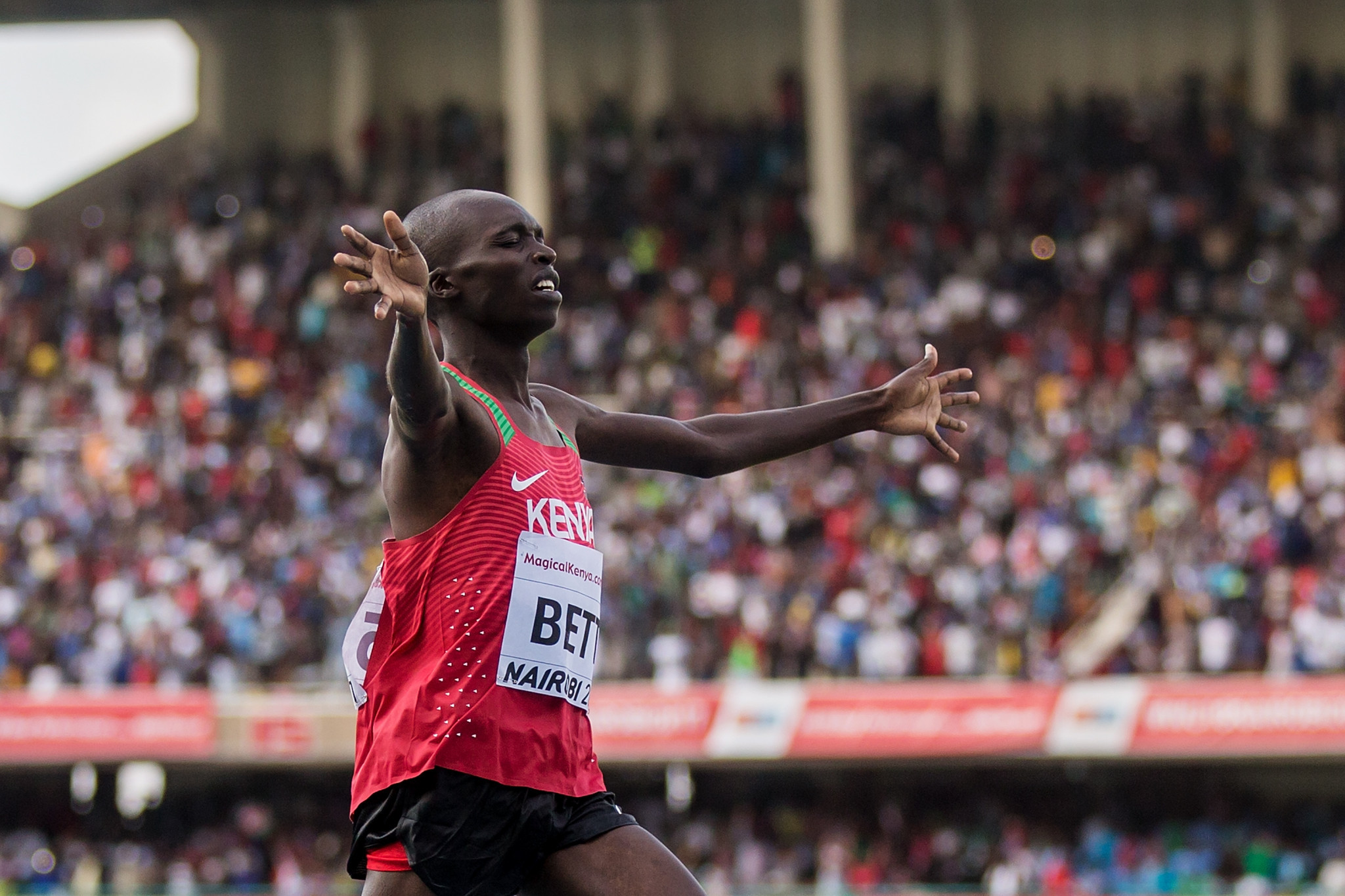 Vast crowds at the Under-18 World Athletics Championships have prompted suggestions Kenya could host the senior event ©Getty Images