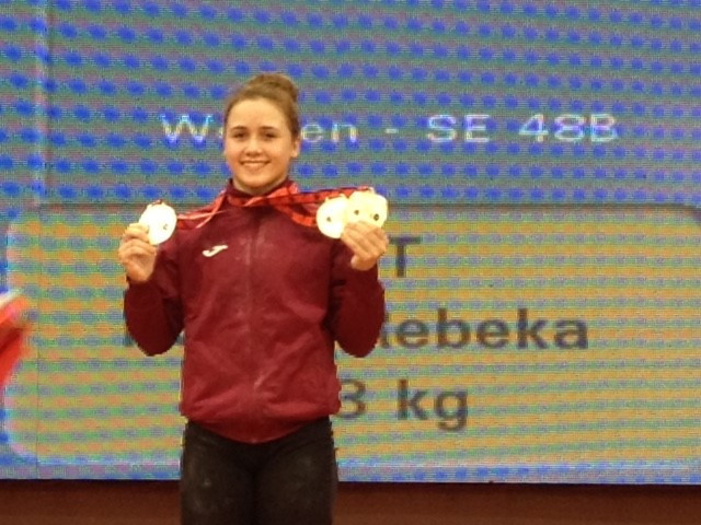Koha cruises to European junior title and stays on course for World Championships weightlifting medal 