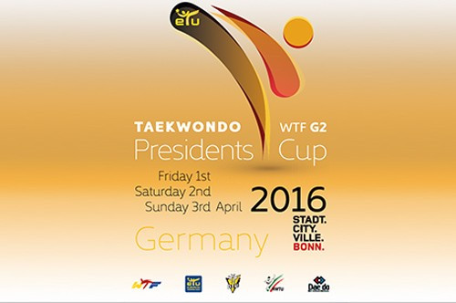 The first edition of the World Taekwondo Federation President's Cup will be hosted by the German city of Bonn ©ETU 
