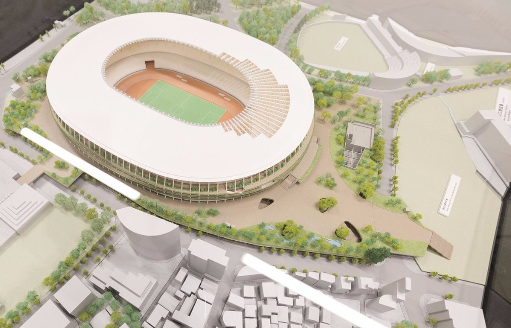 The latest digital images of the Tokyo 2020 Olympic Stadium have been revealed ©Tokyo 2020