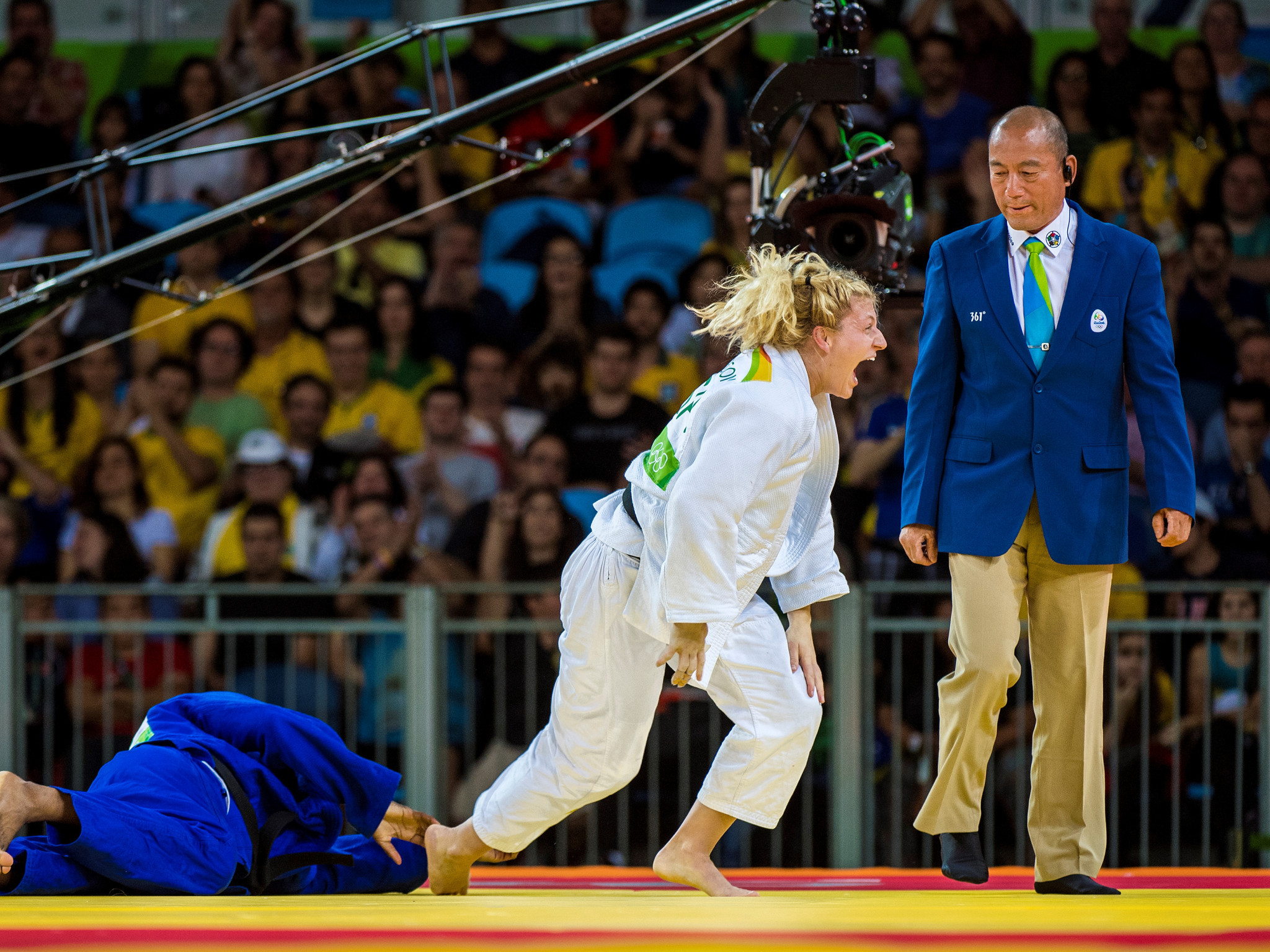 American Kayla Harrison is among the other members of the IJF Athletes' Commission ©Getty Images