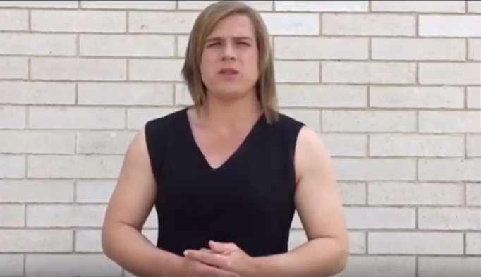 Transgender athlete Hannah Mouncey has been prevented from participating in the 2018 Australian Football League Women’s competition ©PIP NEWS/YouTube