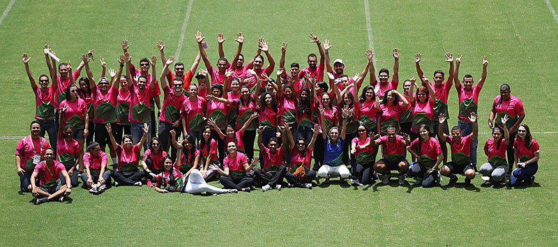 The volunteers will work at the Brazilian University Games ©CBDU