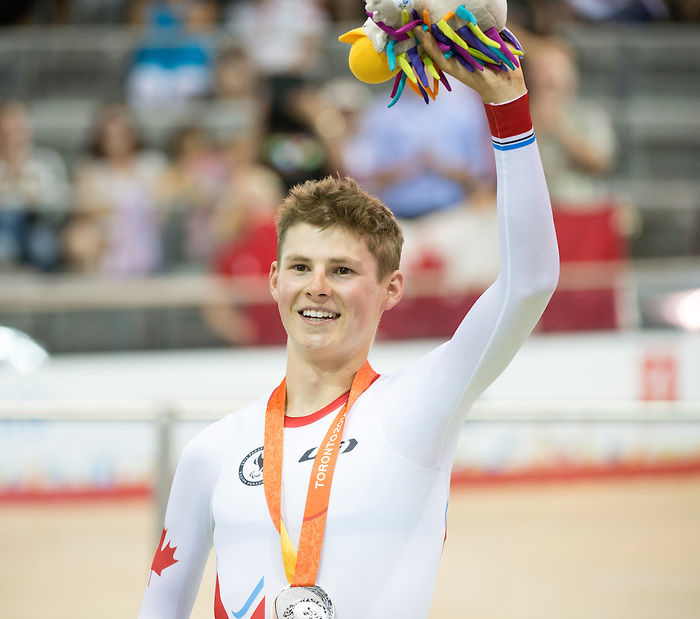 Canadian cyclist Mike Sametz claimed silver in the men's individual pursuit C1-3