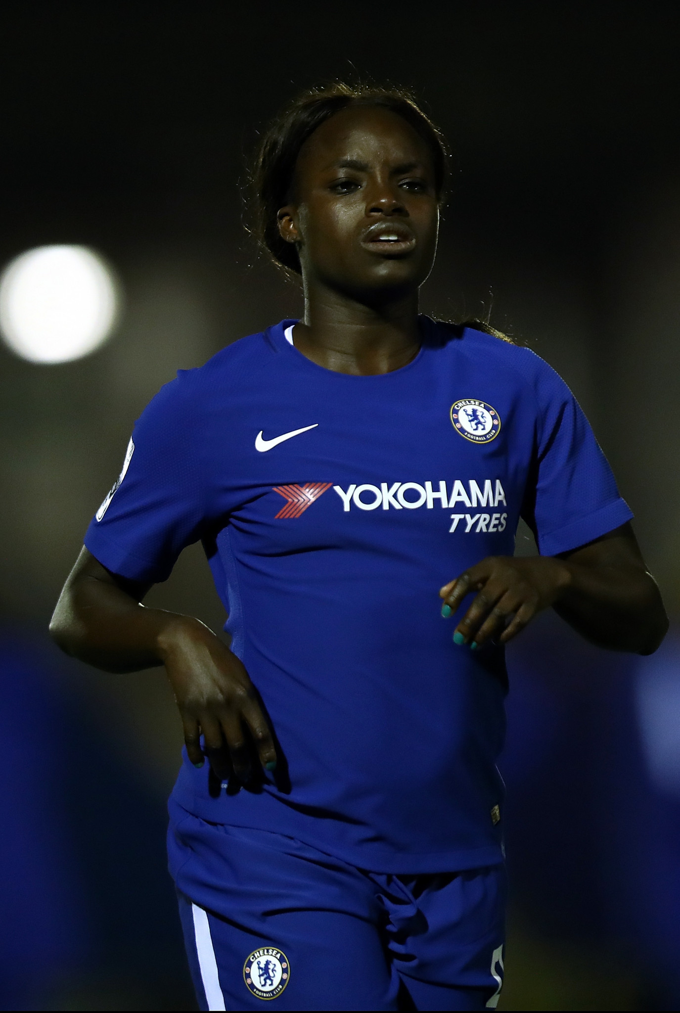 Chelsea forward Eniola Aluko claimed she had not received payment of an £80,000 settlement fee in full from the FA ©Getty Images