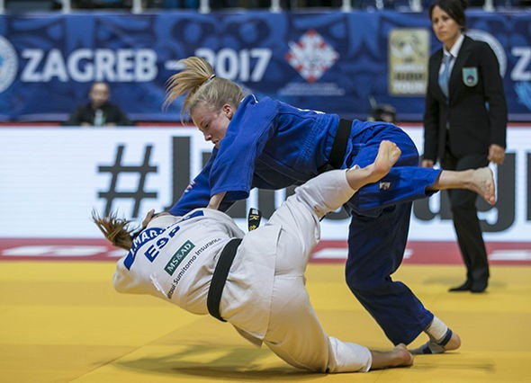 The Netherlands' Amber Gersjes topped the women's under 48kg podium ©IJF