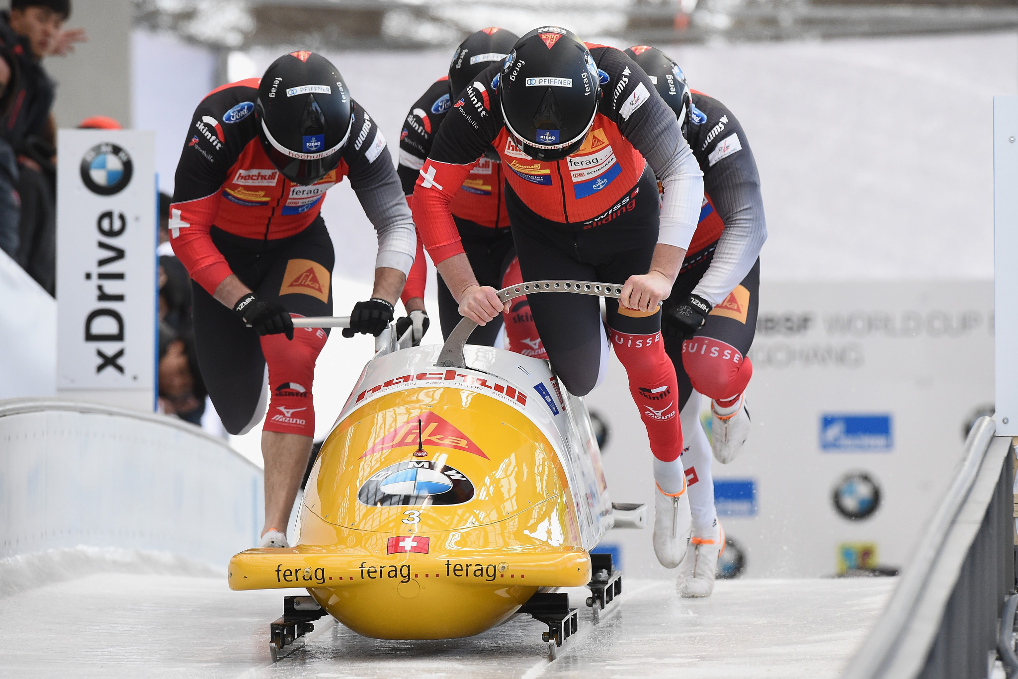 The partnership covers a vast scope of flagship events in sports such as bobsleigh and skeleton ©Getty Images