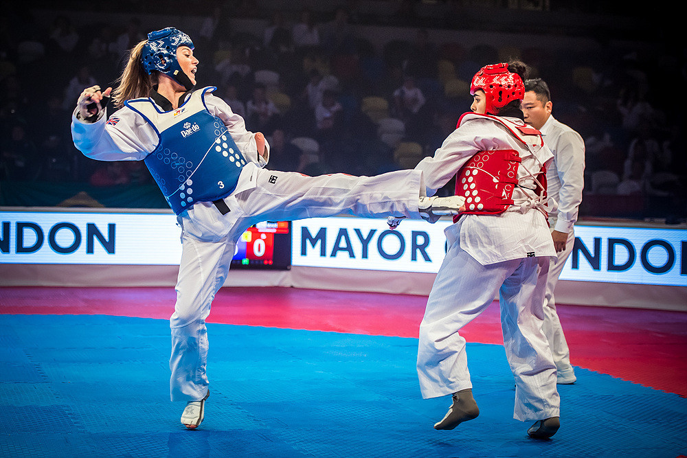 Truesdale was leading 17-3 in the final at the Copper Box Arena when Moroccan opponent Rajae Akermach was forced to withdraw in round two due to injury ©World Taekwondo
