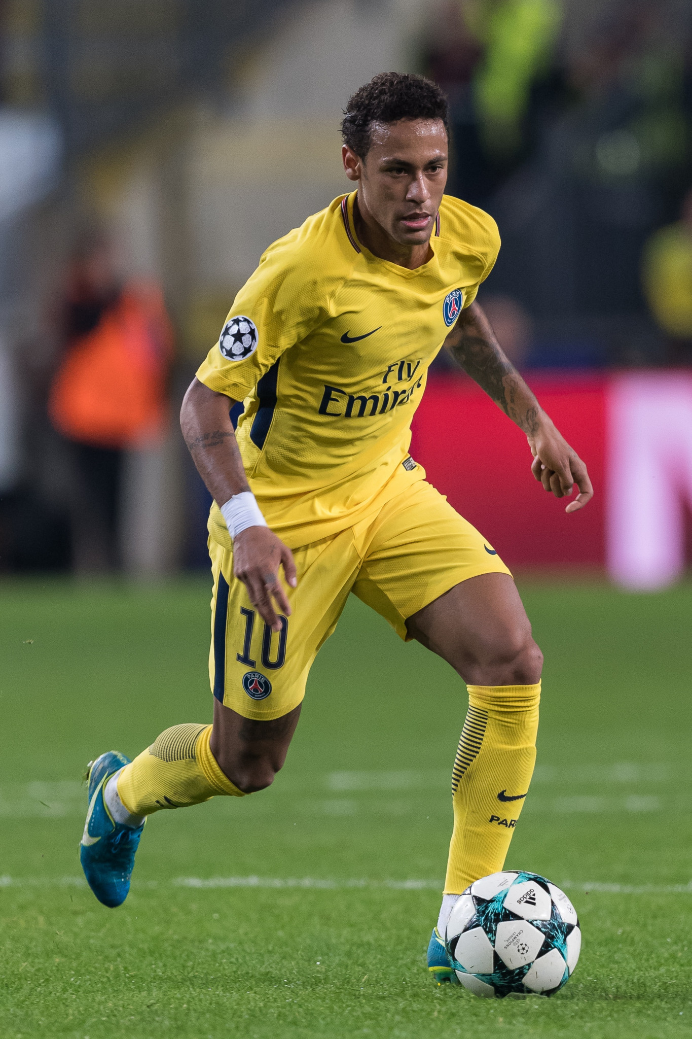 Neymar, in action for Paris St Germain against Anderlecht in the Champions League this week. The football and wider sporting world are still aghast at the £222m transfer fee paid ©Ghetty Images
