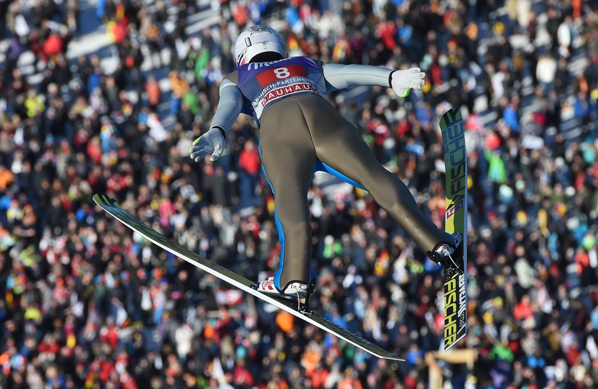 The contract covers international media rights for events such as the Four Hills ski jumping tournament in Garmisch-Partenkirchen and Oberstdorf ©Getty Images