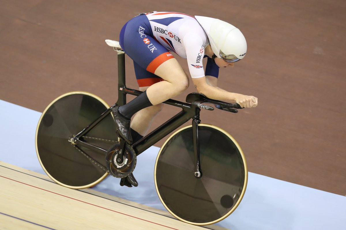 Katie Archibald won the individual pursuit at the European Championships ©Team GB