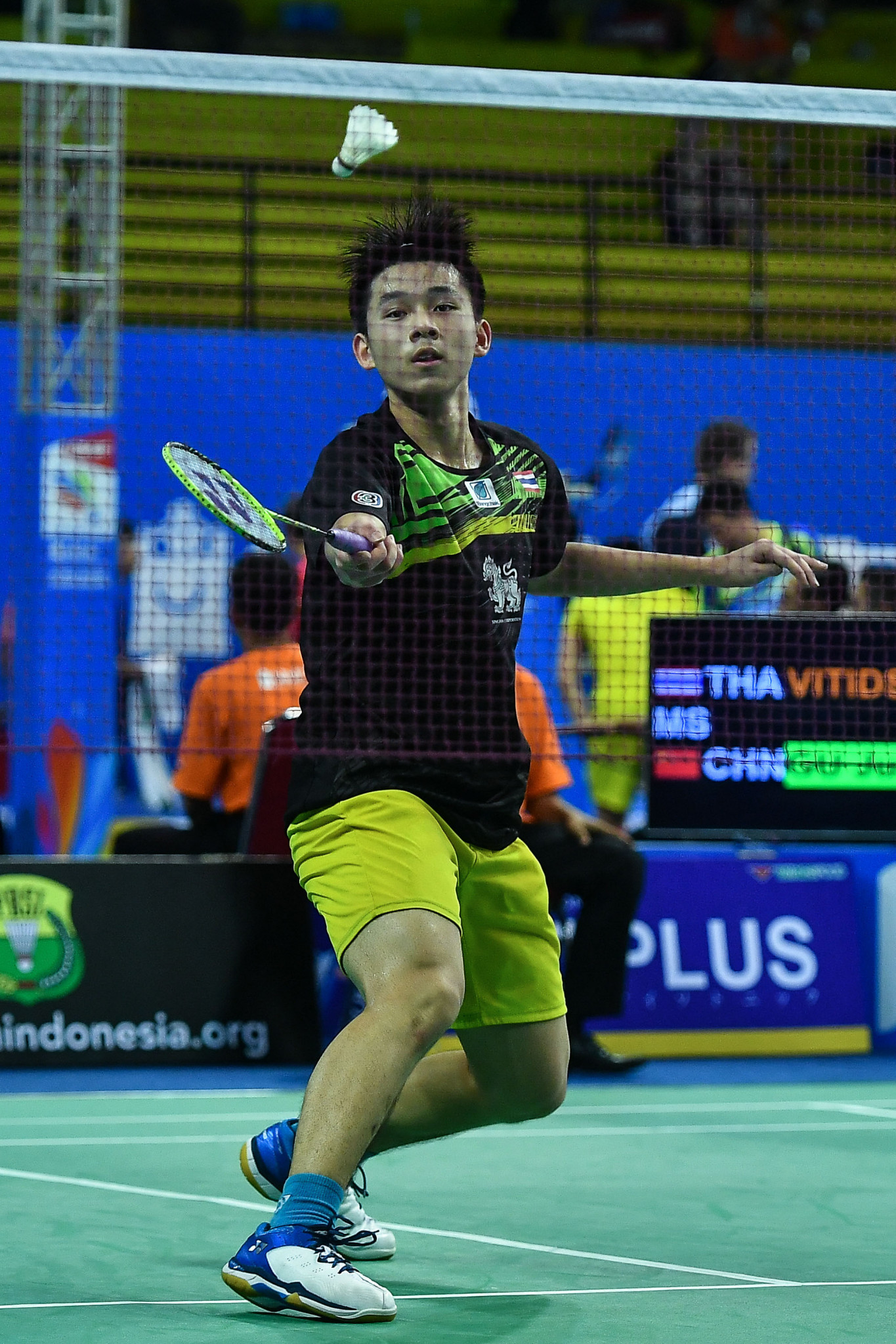 Top seed Kunlavut Vitidsarn of Thailand is safely through to the semi-finals of the Mens Singles of the BWF World Junior Championships ©Getty Images