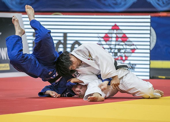 Japan's Honoka Araki came out on top in the women's under 63kg division ©IJF
