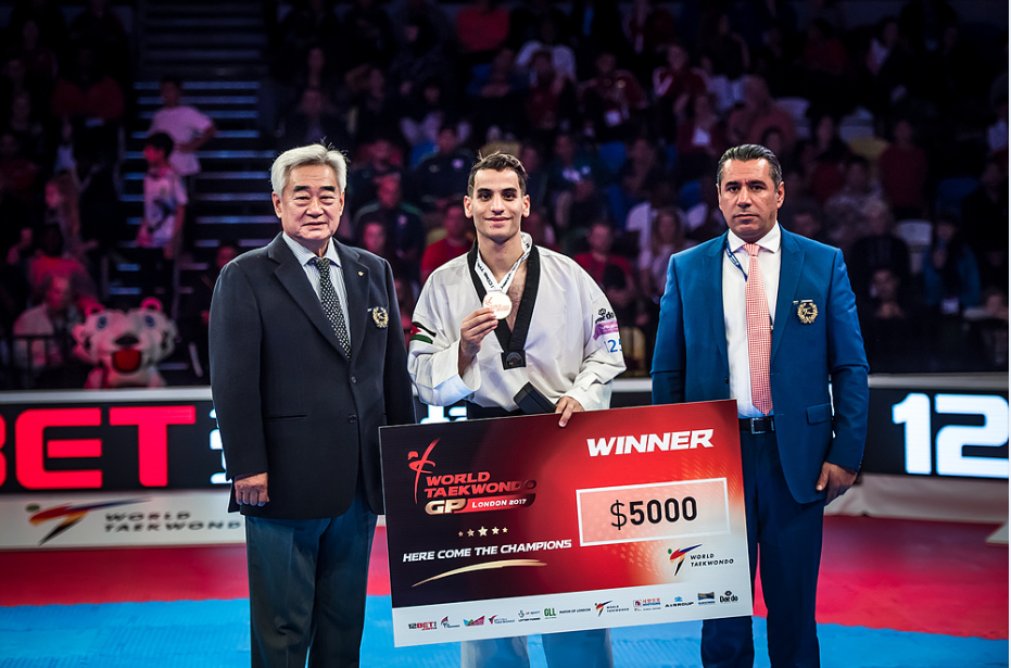Olympic champion Abughaush claims gold at World Taekwondo Grand Prix