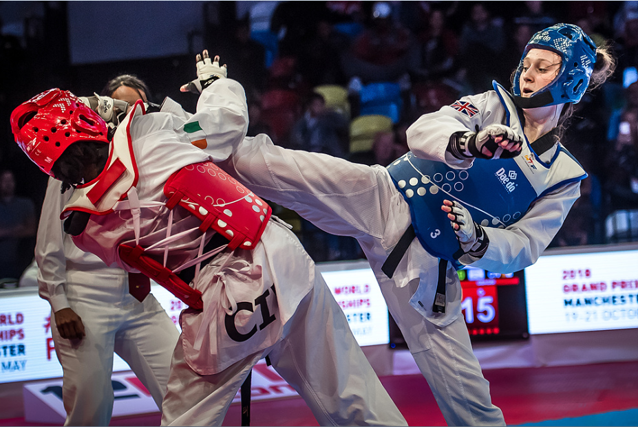 Great Britain's Lauren Williams delighted the home crowd in London with victory over Ivory Coast’s Ruth Gbagbi in the women's under 67kg category ©World Taekwondo