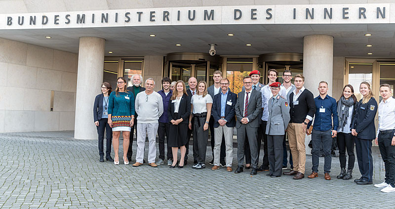 German Summer Universiade medallists were honoured at the Ministry of the Interior ©FISU