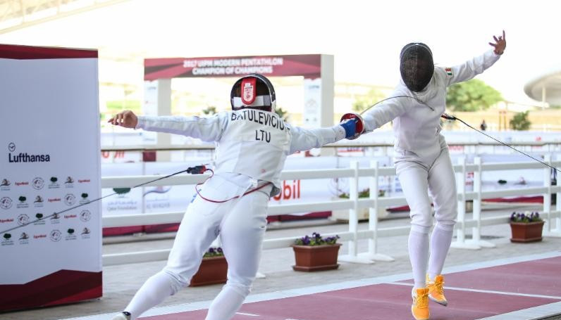 Lina Batuleviciute was the dominant force in the fencing stage ©UIPM
