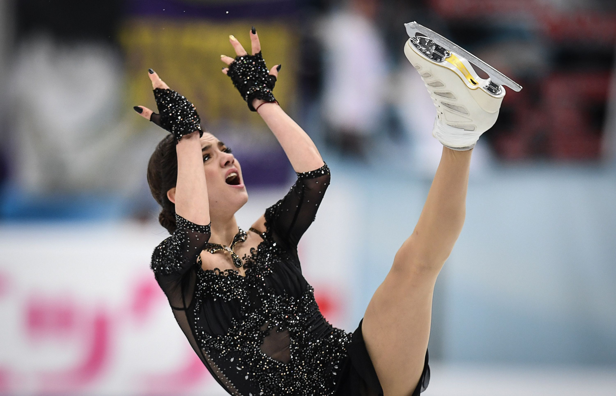 Evgenia Medvedeva took gold in the women's competition ©Getty Images