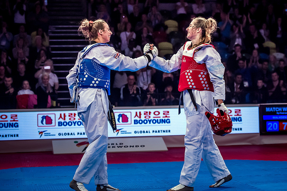 Walkden came out on top in the women’s over-67kg category at the expense of Poland’s Aleksandra Kowalczuk ©World Taekwondo
