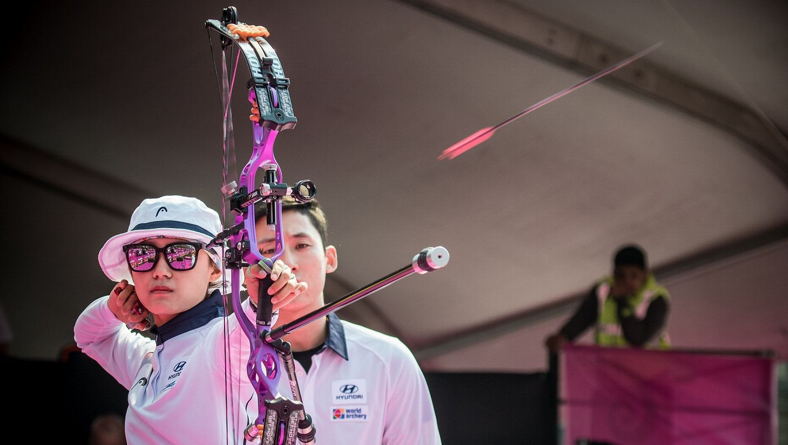 Peineau and Song claim individual compound titles at World Archery Championships 